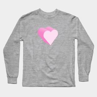 Candy Love Heart in 3D Long Sleeve T-Shirt